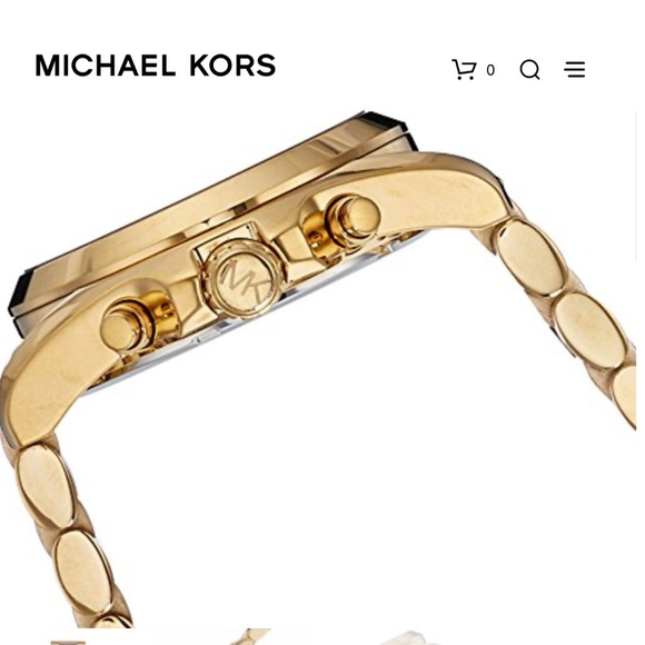 MICHAEL KORS Bradshaw Chronograph Watch—Gold/Rose - Picture 8 of 11